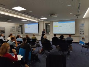 Delegates watching a presentation at the SENTECH Thin Film metrology Seminar